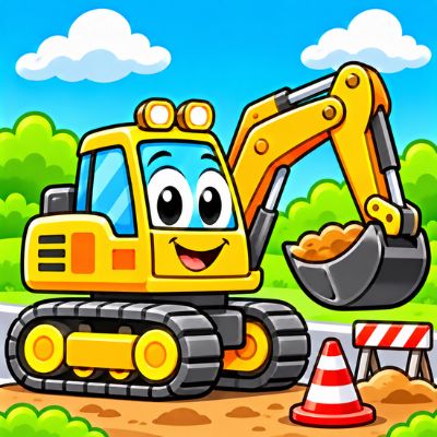 Coloriages de Engins de chantier