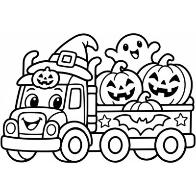 camion d'Halloween