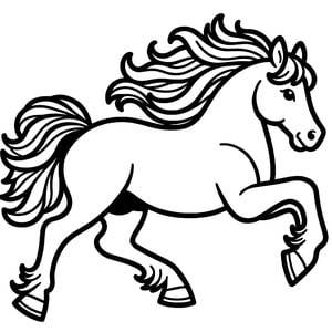 Coloriage De Cheval Tr s Simple Imprimer PDF Gratuit Lilocolors Coloriage De Cheval Tr s Simple Imprimer PDF Gratuit Lilocolors