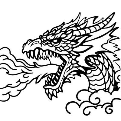 Dragon cracheur de feu