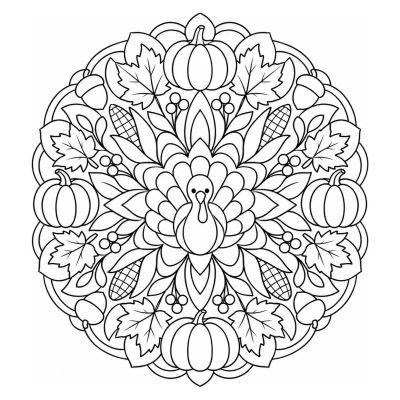 Mandala de Thanksgiving
