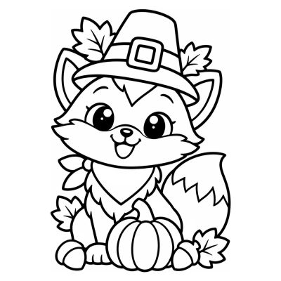Renard de Thanksgiving