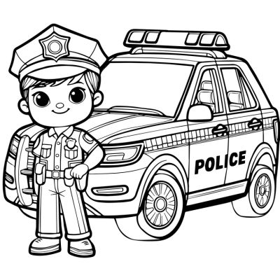voiture de policier